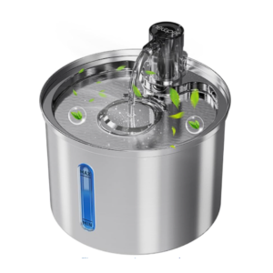Fonte Bebedouro de Inox para Gatos (3 Litros - Bivolt)