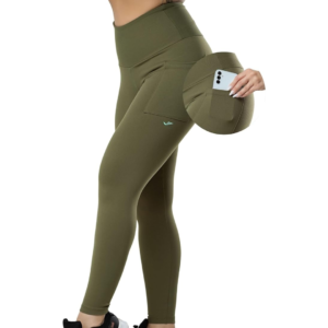 Legging Academia Elite: Zero Transparência com Proteção UV 50+